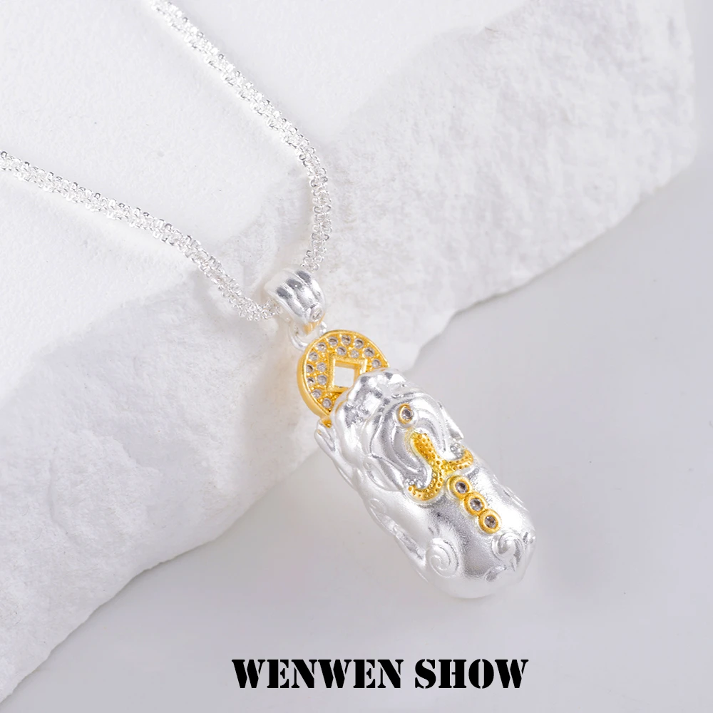 铜合金吊坠 吊坠手工气质轻奢时尚女士情侣坠链素款