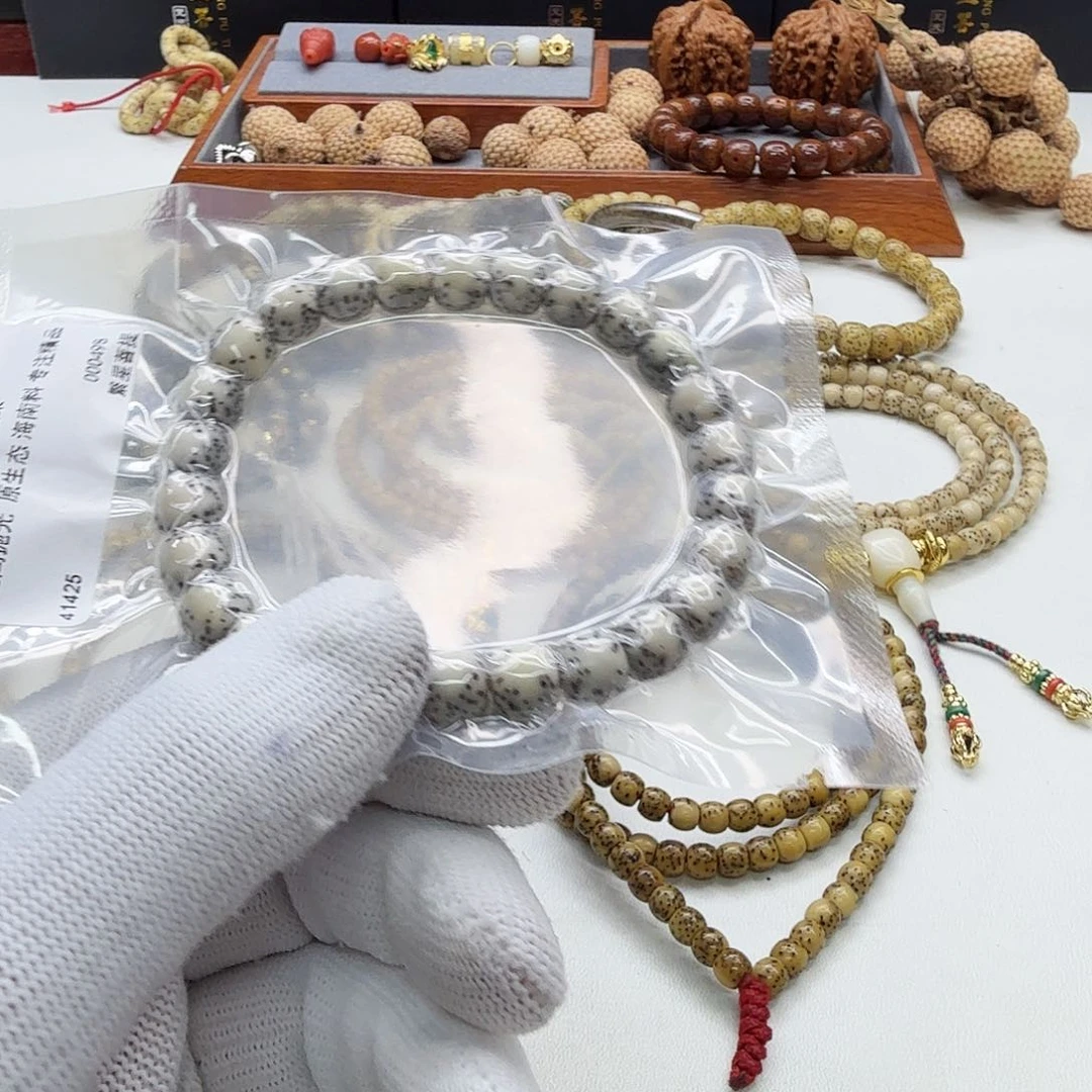 星月菩提吊坠25尊宠糯冰石玉河豚9左右桶单圈