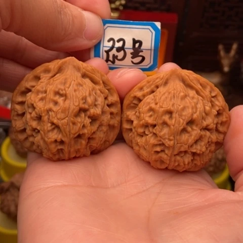 文玩核桃吊坠水龙纹45