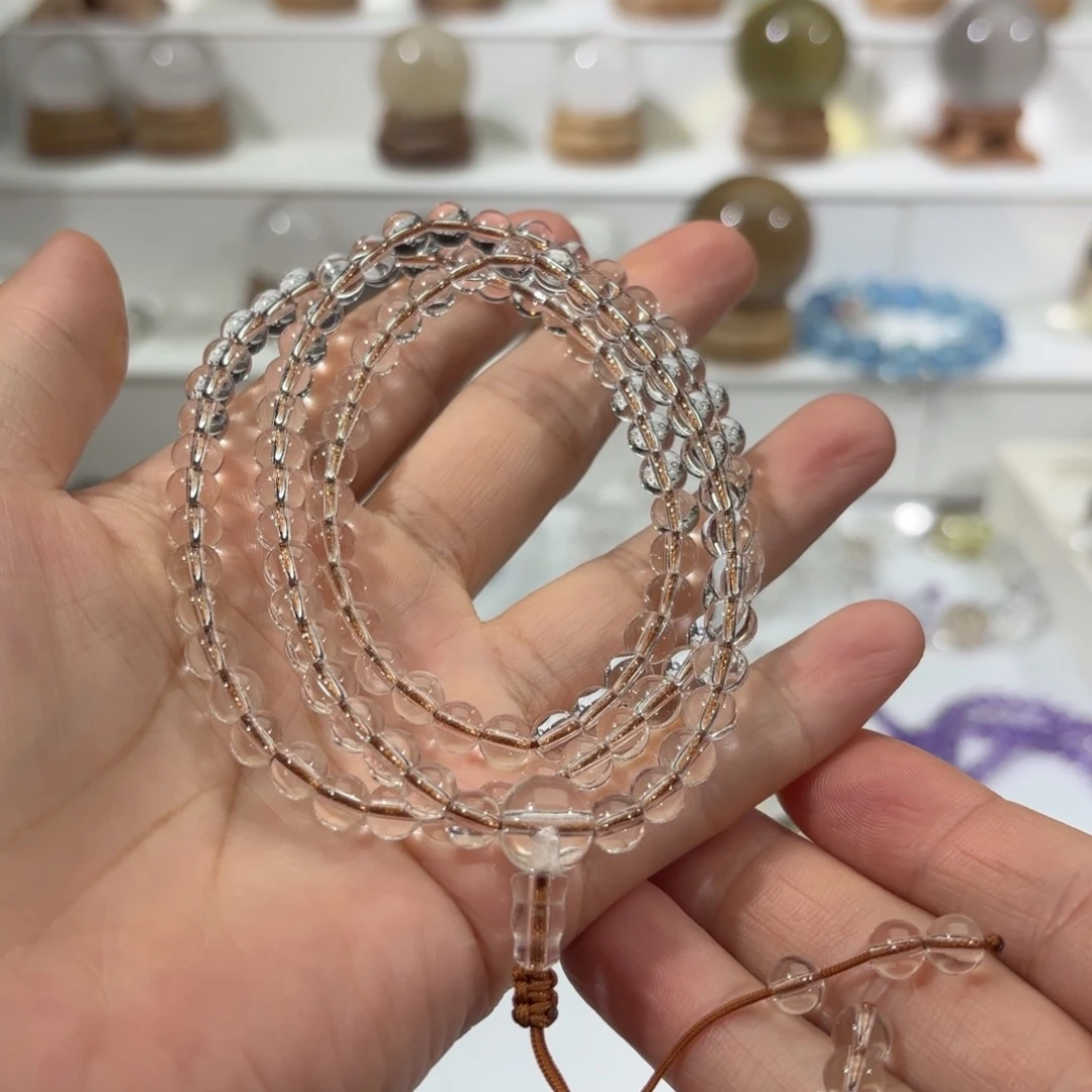 水晶手链未镶嵌手串108卡6