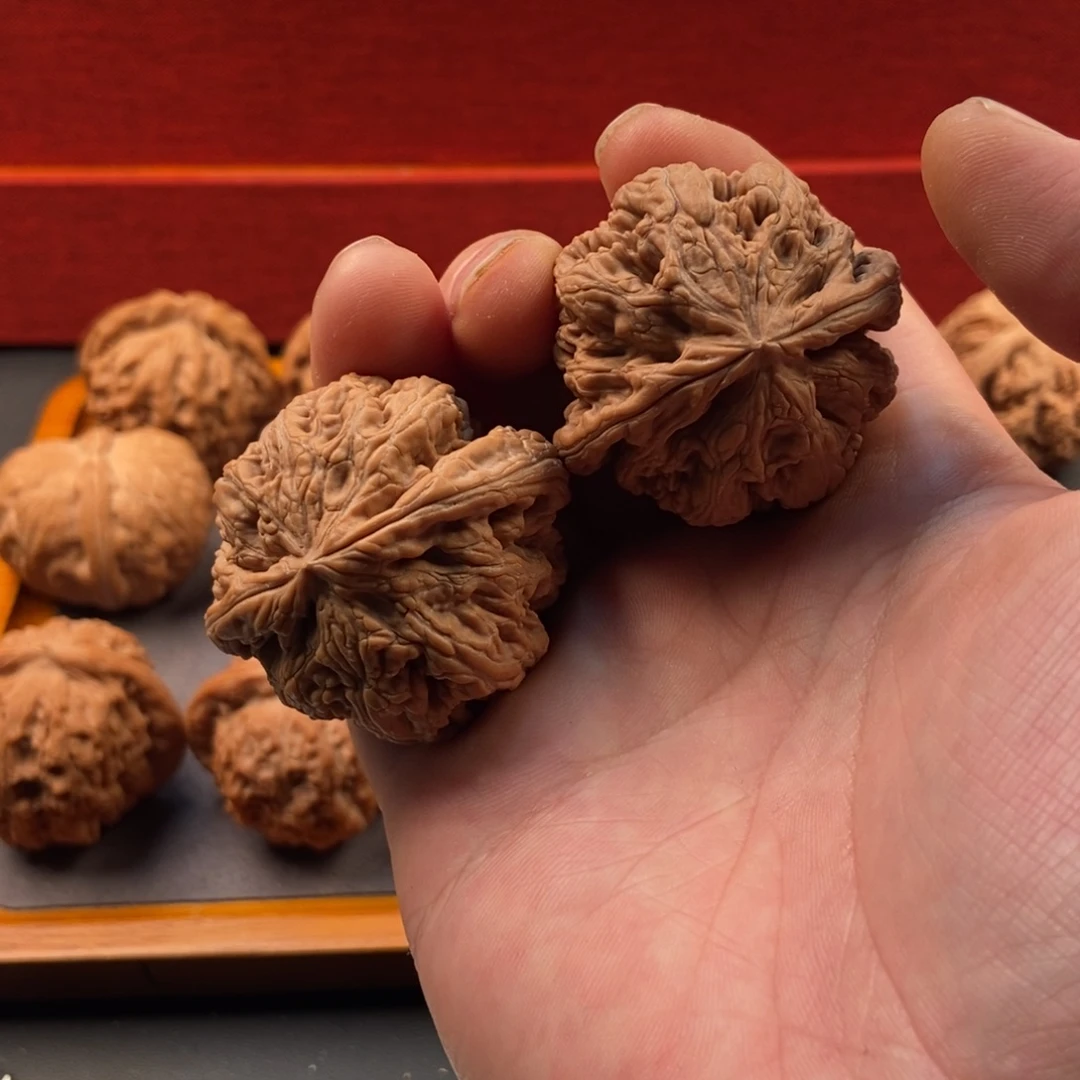 洒***脱吊坠文玩核桃粗筋全品42