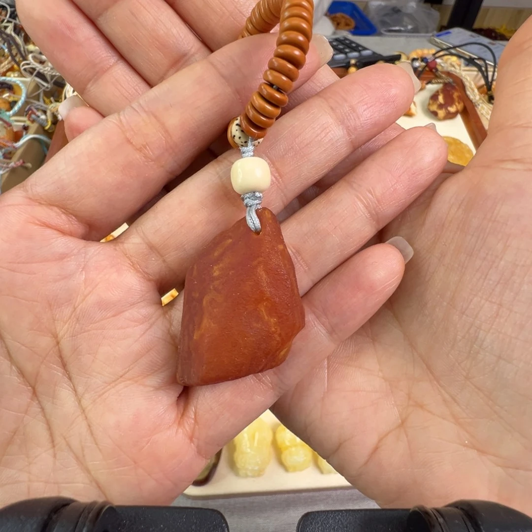 琥珀吊坠(不含链)未镶嵌蜜蜡