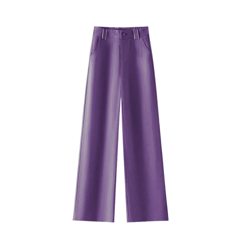 【爆款清仓！】【天丝萃雅】莱赛尔天丝+亚麻！夏季新款窄版阔腿裤~5802