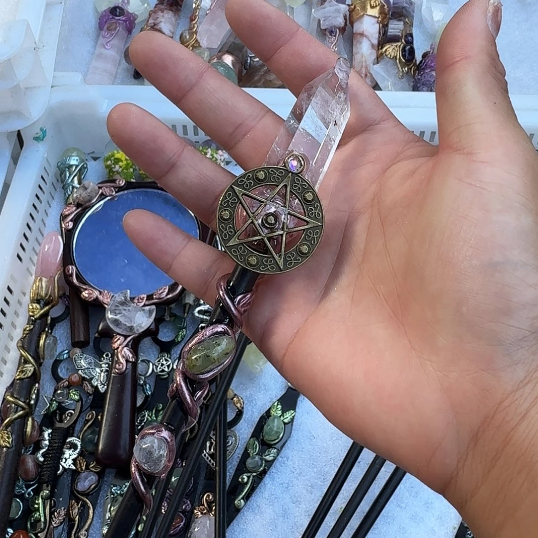 ❀***3毛衣链未镶嵌紫晶白