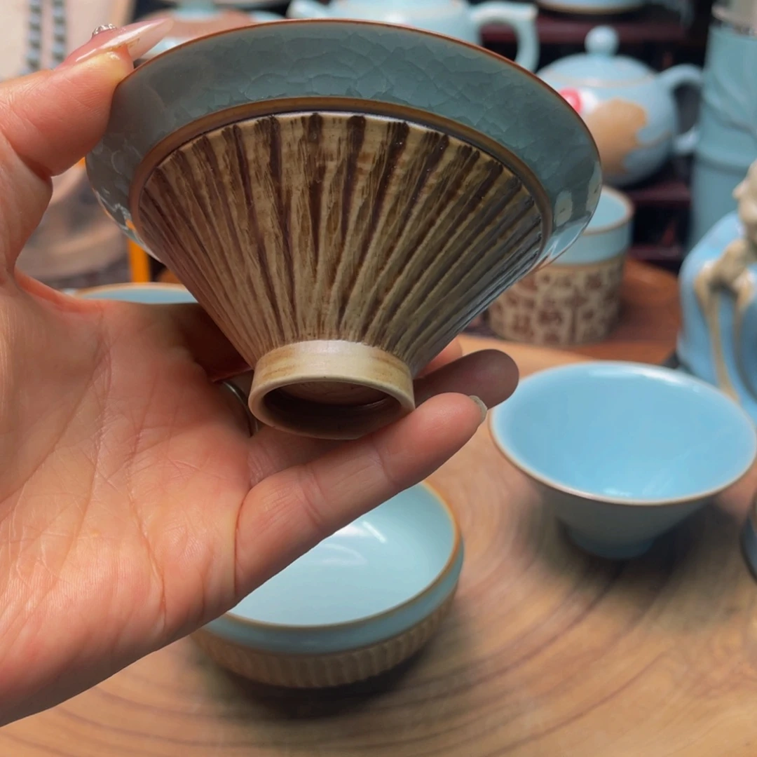 【闪购商品】摆件陶河南御盏窑，正品茶器，摆件瓷珠坊