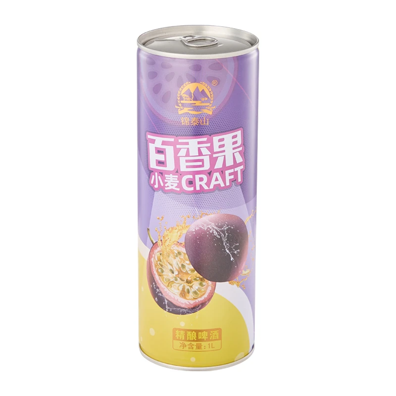 锦泰山百香果小麦精酿啤酒1L/罐