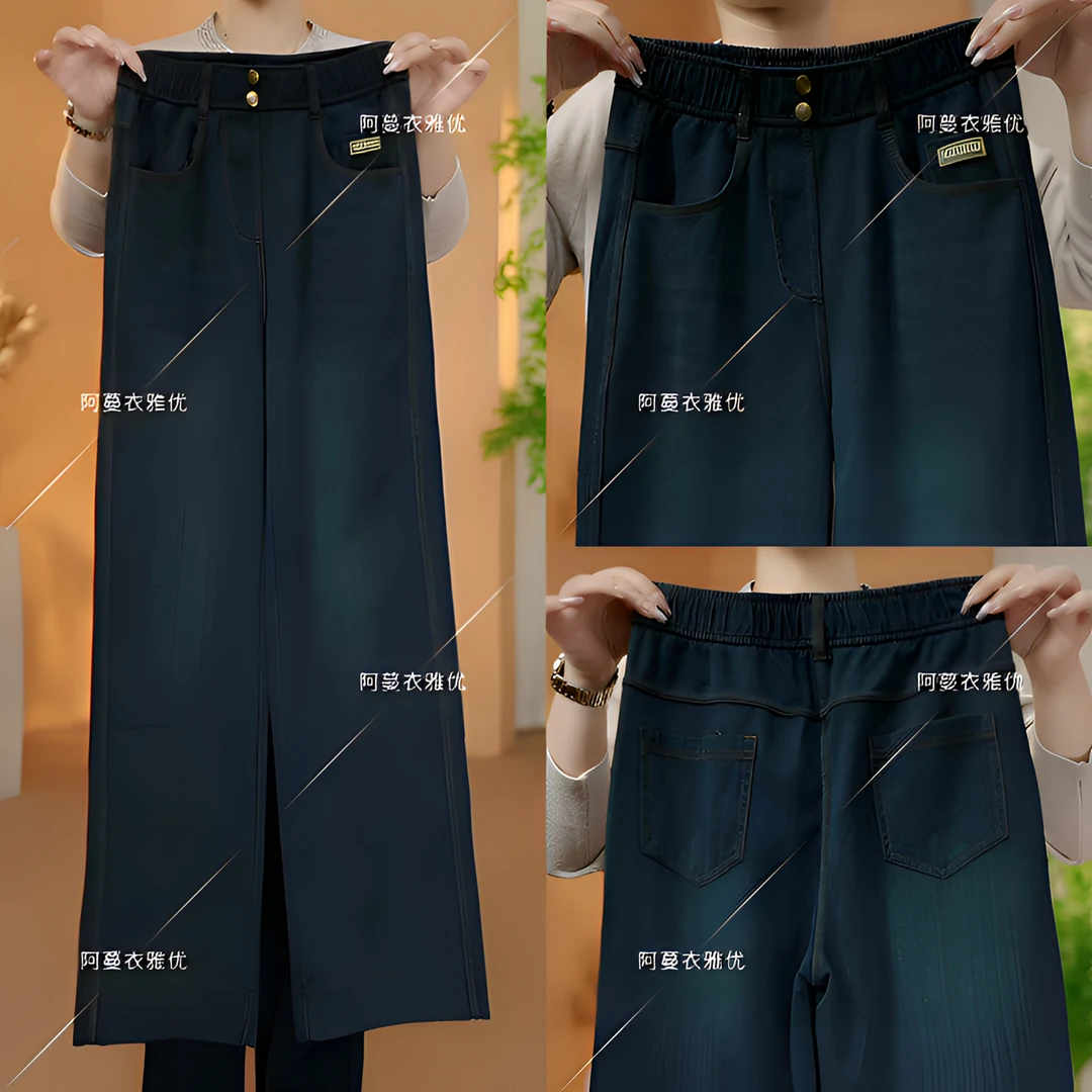 【衣雅严选】8130-2265#原版正版高定新款水洗高腰直筒显瘦牛仔裤