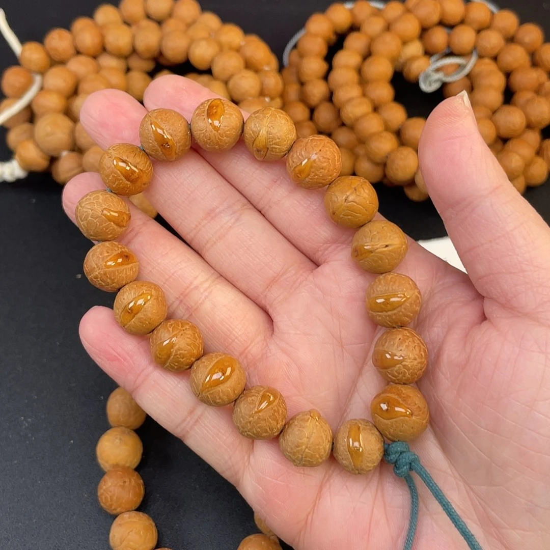凤眼菩提手串L174-K03凤眼菩提12+同树红皮封眼开播福利