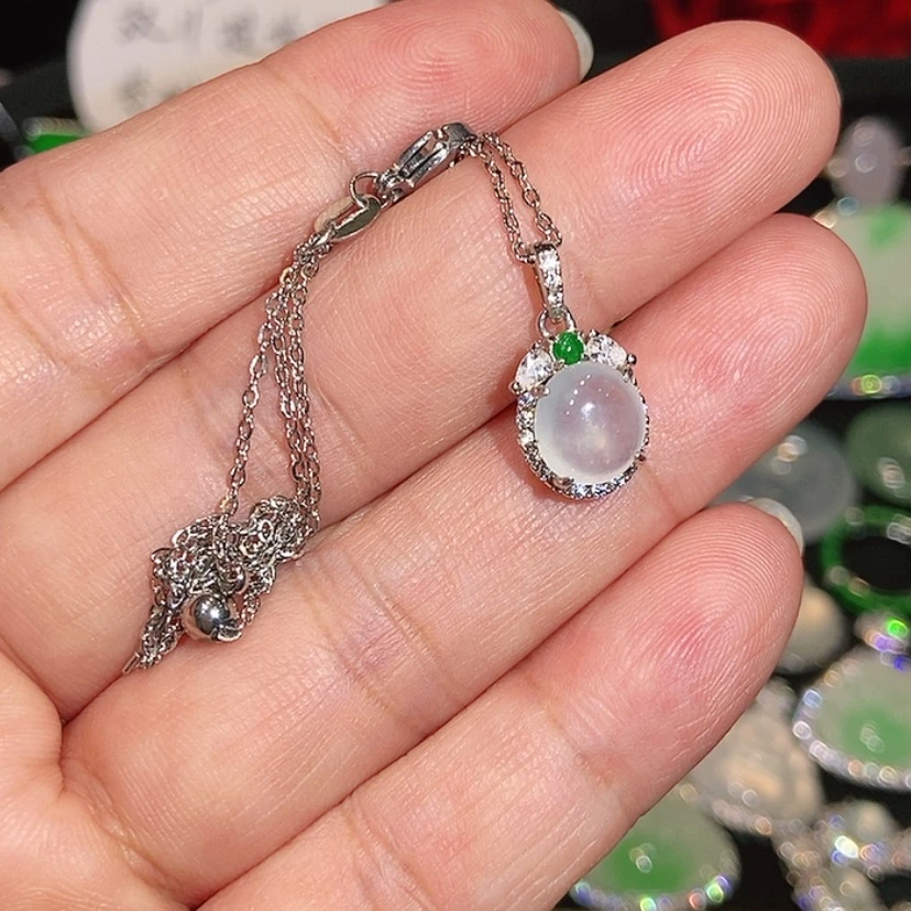 【闪购商品】颈饰未镶嵌翡翠天然翡翠