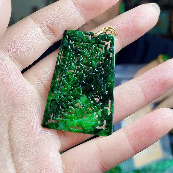 翡翠银S925镶嵌颈饰多样性