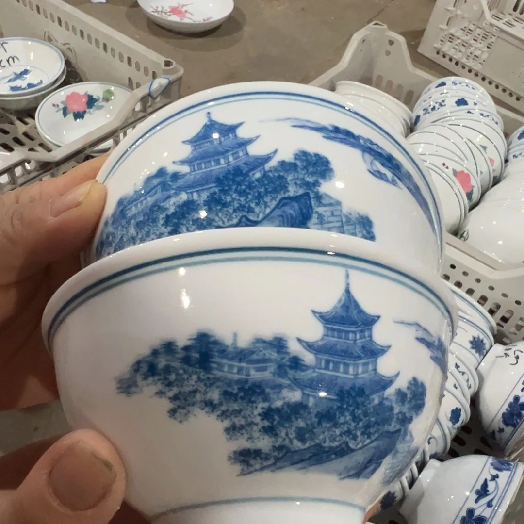 醴陵瓷直播供货基地12.3厘米