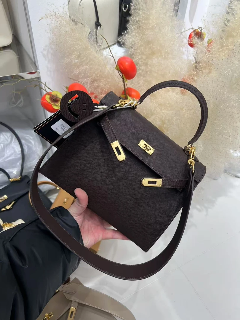 【喜欢·悦己】高级感皮质凯莉包