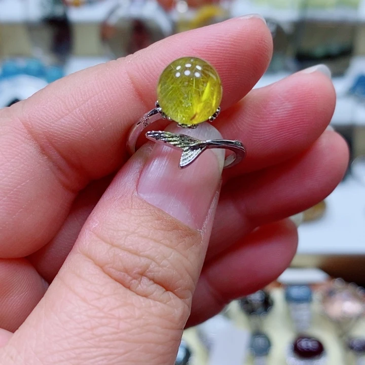 水晶戒指未镶嵌水晶