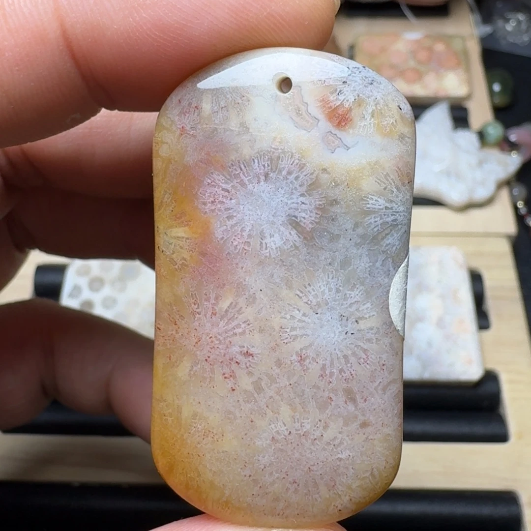 未镶嵌纯天然色有机玉石保真色硅化玉