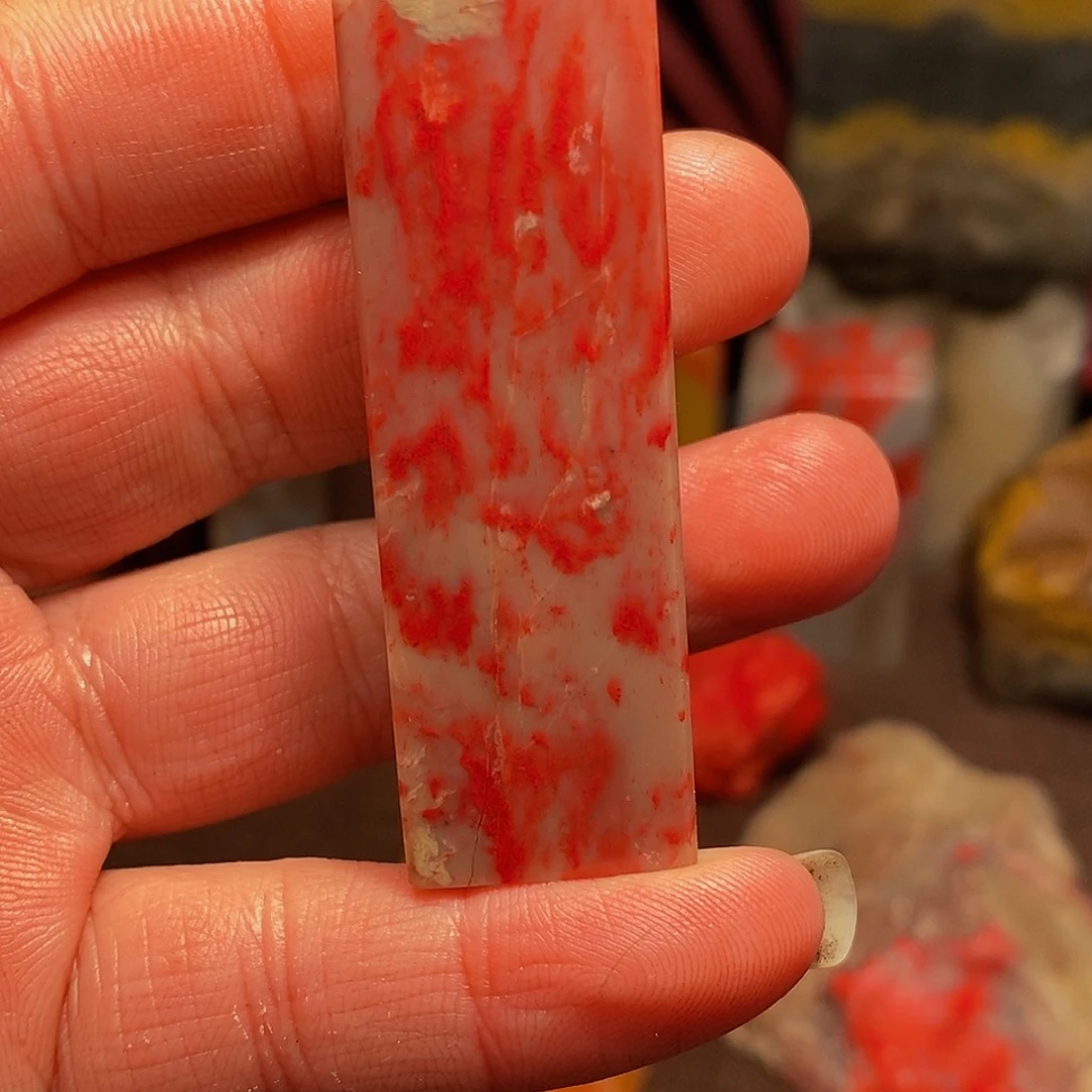 鸡血石1**熊鸡血石印章小尺寸