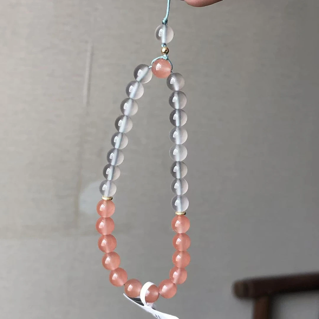 春日白雪原矿南红荔枝冻 冰粉手机挂