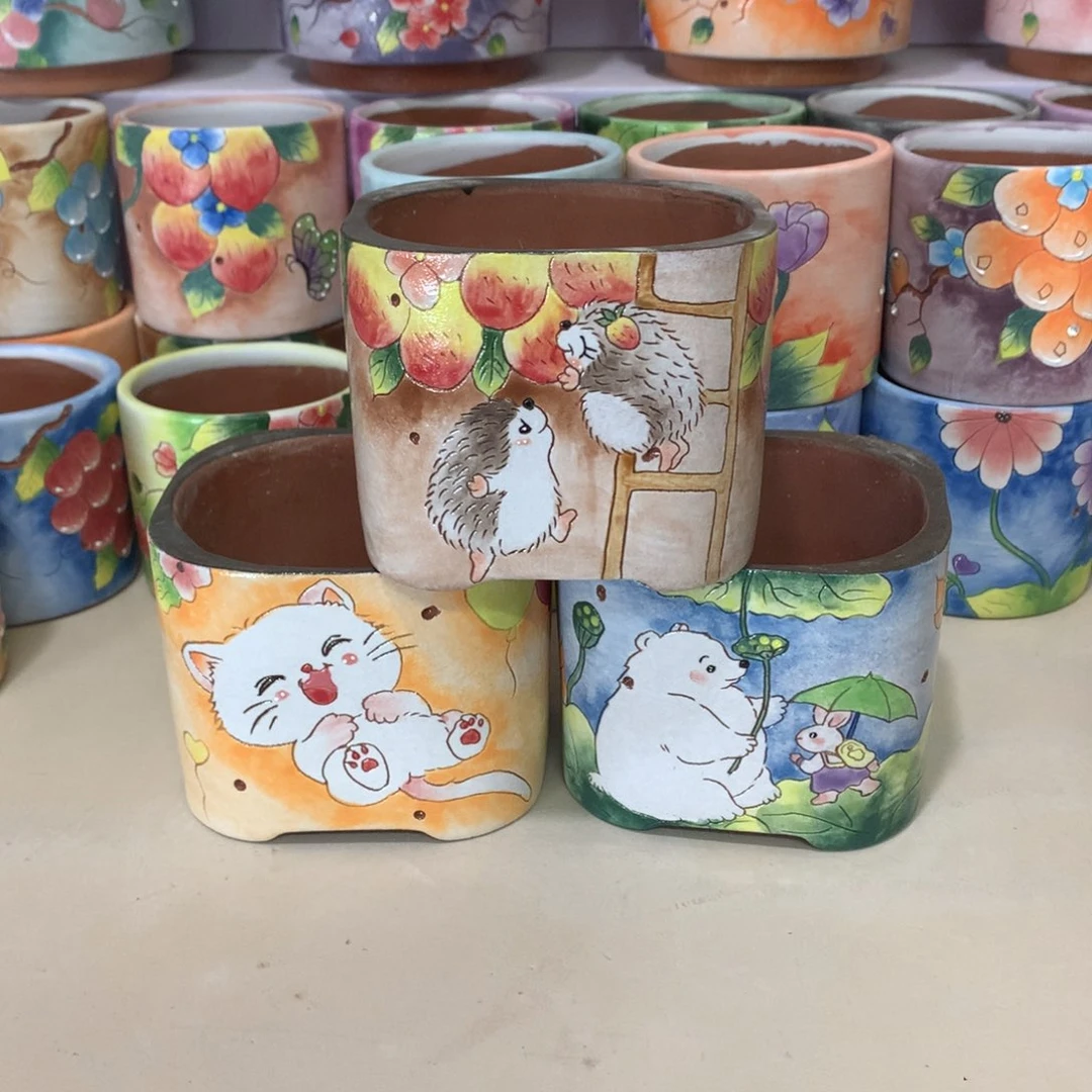 福利正品红陶花盆