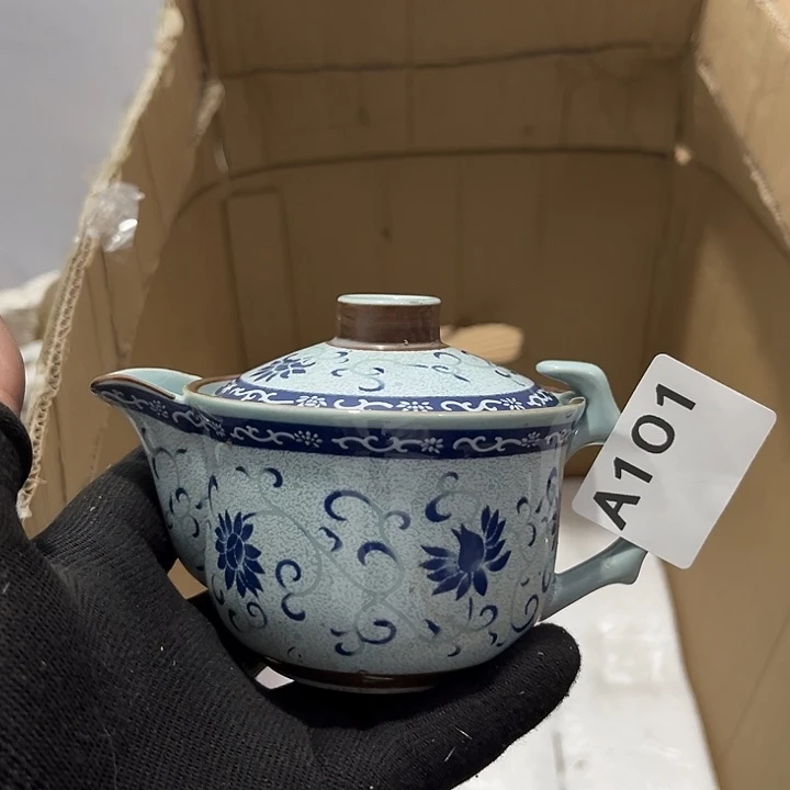 瓷片茶摆件工艺品摆件666
