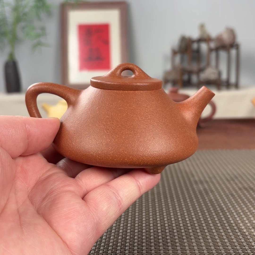 紫砂茶壶微瑕黄龙山原矿紫砂壶