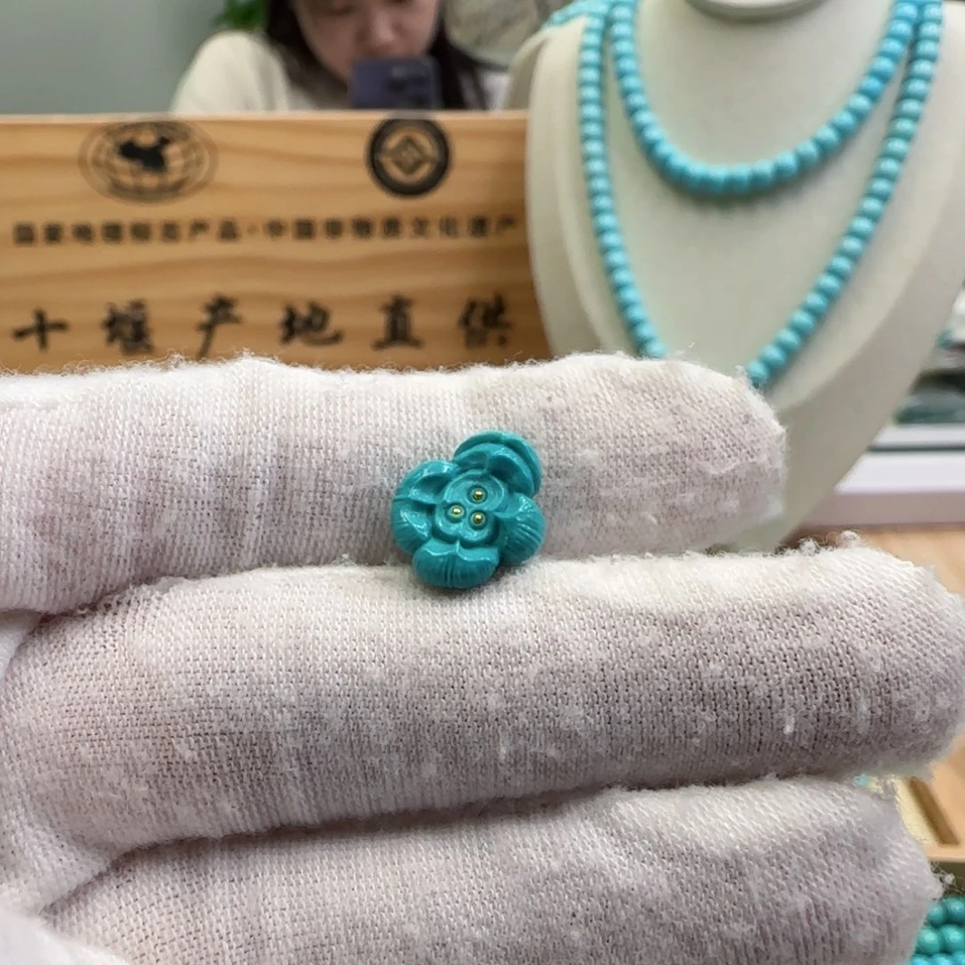 绿松石未镶嵌94莲蓬花w