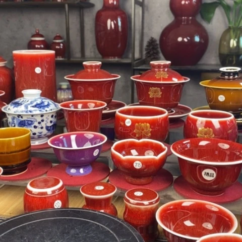 【闪购商品】景德镇名陶坊原矿郎红