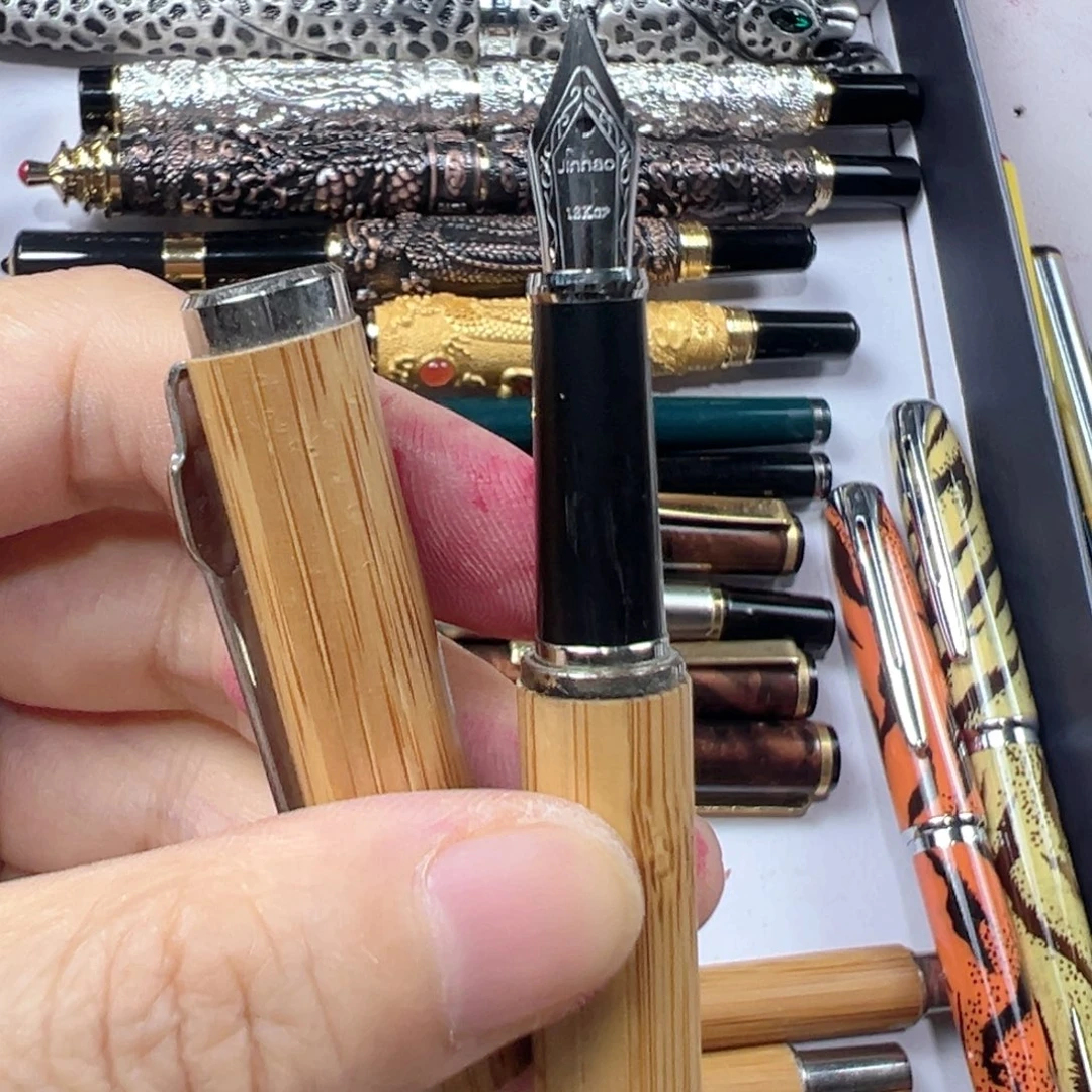 便携式金星竹子钢笔孤品