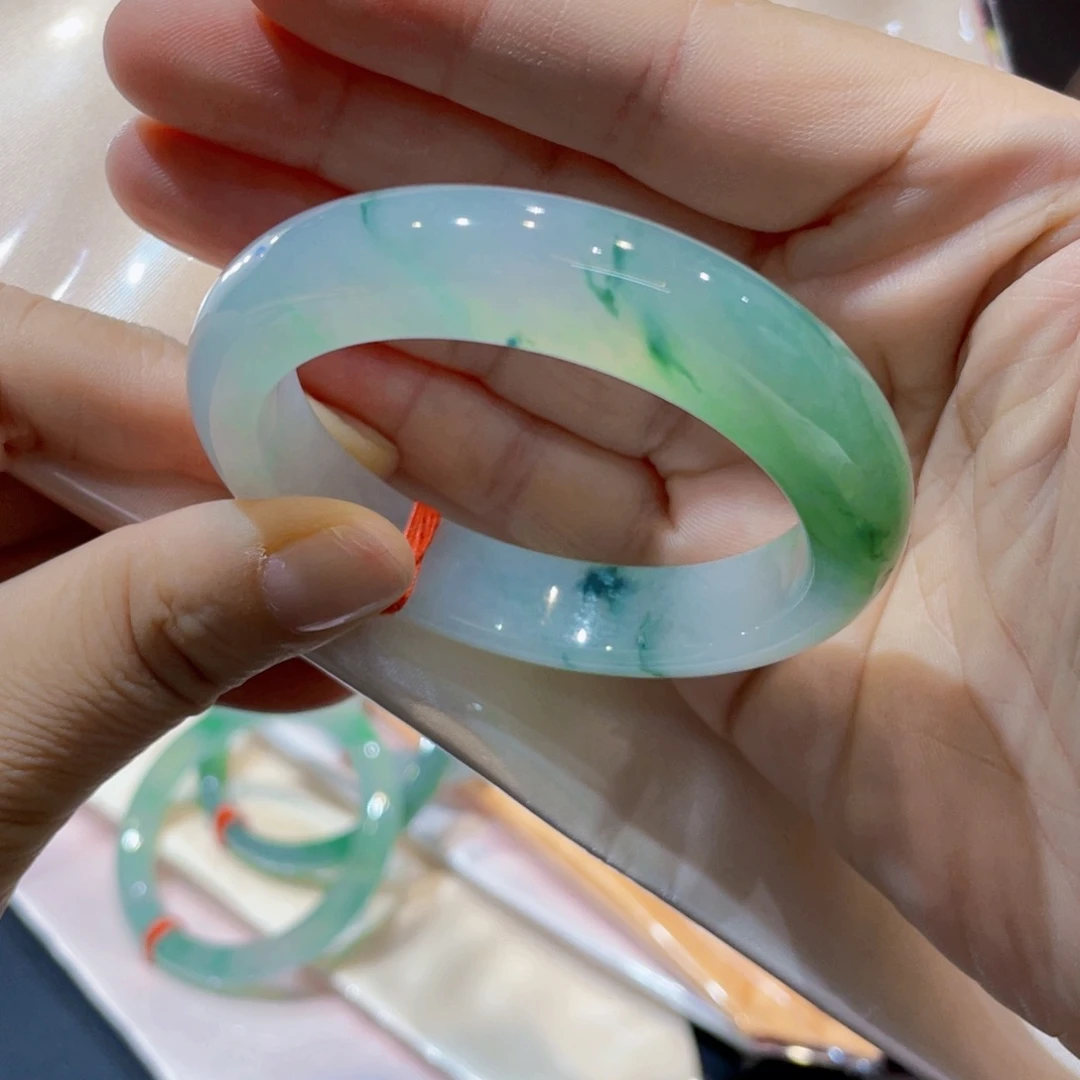 未镶嵌手镯翡翠翡翠手镯52圈
