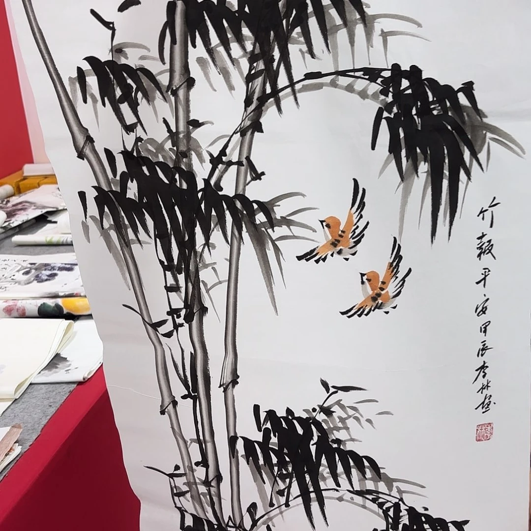 国画国画作品多次入选省