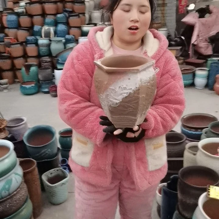 红陶口18高24瑕疵