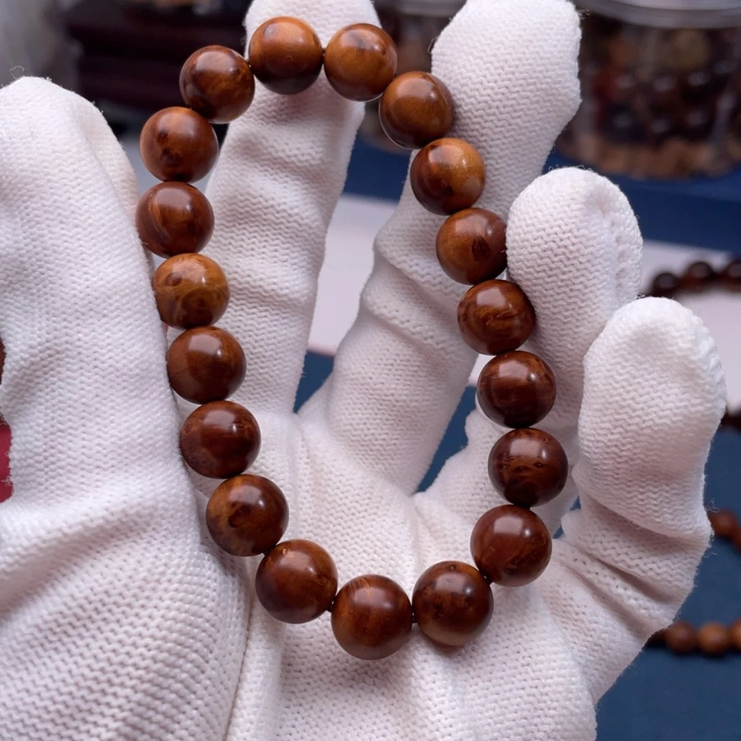 檀香木手串/手链印度老山檀香焦糖香瘤疤1.0