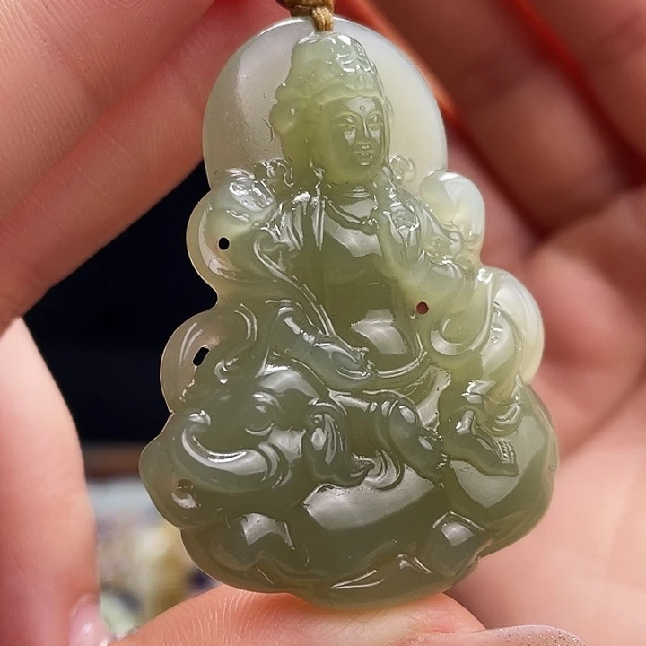 和田玉挂件未镶嵌定制发货