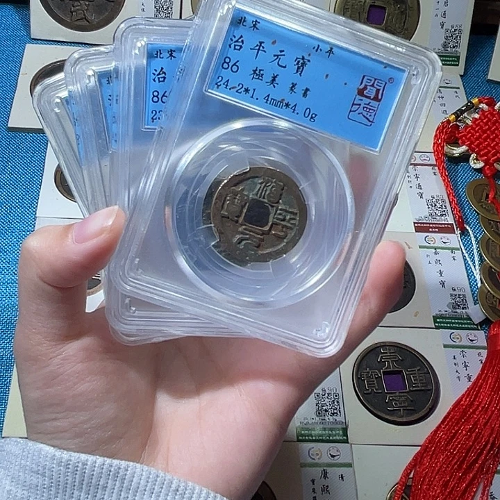 铜小轻治平元宝同分数发货一枚