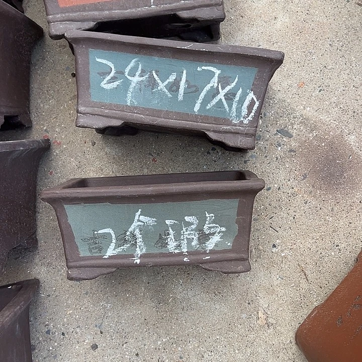 花盆紫泥透气花盆