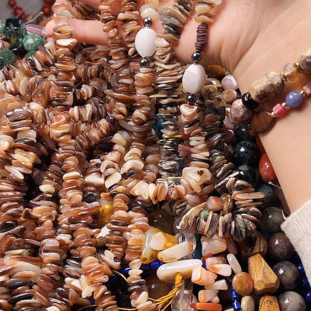 石英质玉珠宝奇石未镶嵌贝