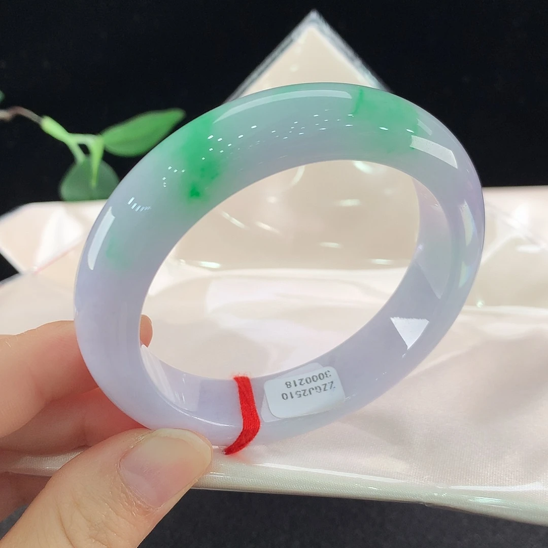 翡翠未镶嵌手镯0218