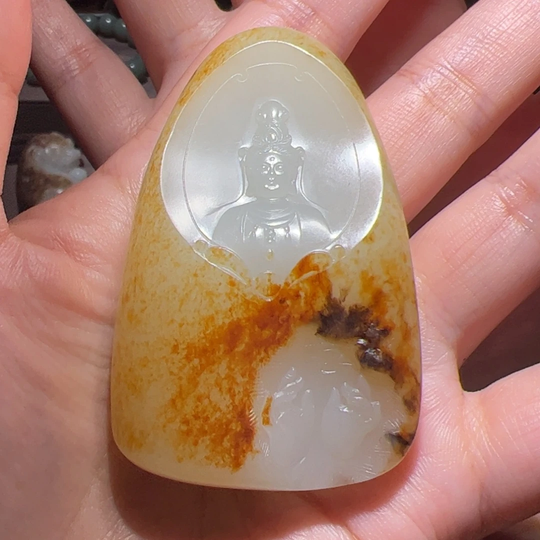 暗***迷颈饰未镶嵌和田玉