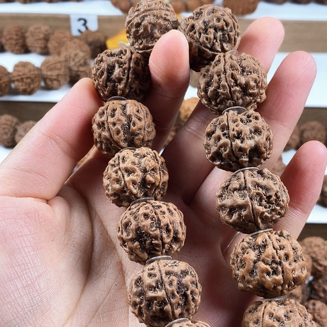 祥***珠金刚菩提手串收藏版稀有精品梅花大粗筋