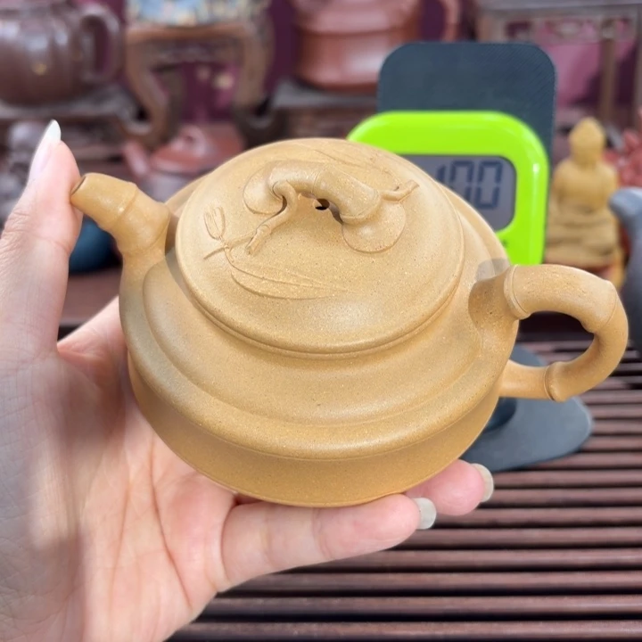 ༺***༻紫砂茶壶宜兴原矿黄金段
