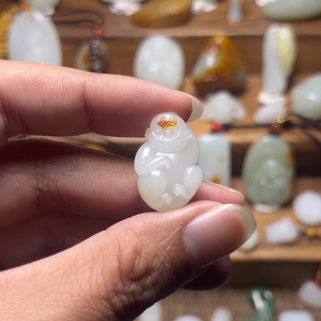 吴***宝和田玉未镶嵌吊坠(不含链)