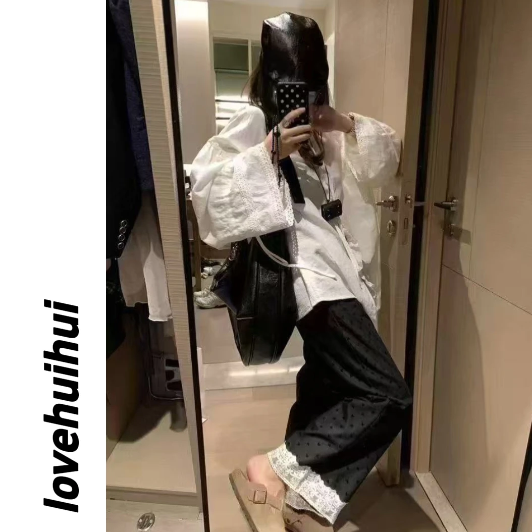 lovehuihui《雪松与晚风》法式的高级白色上衣