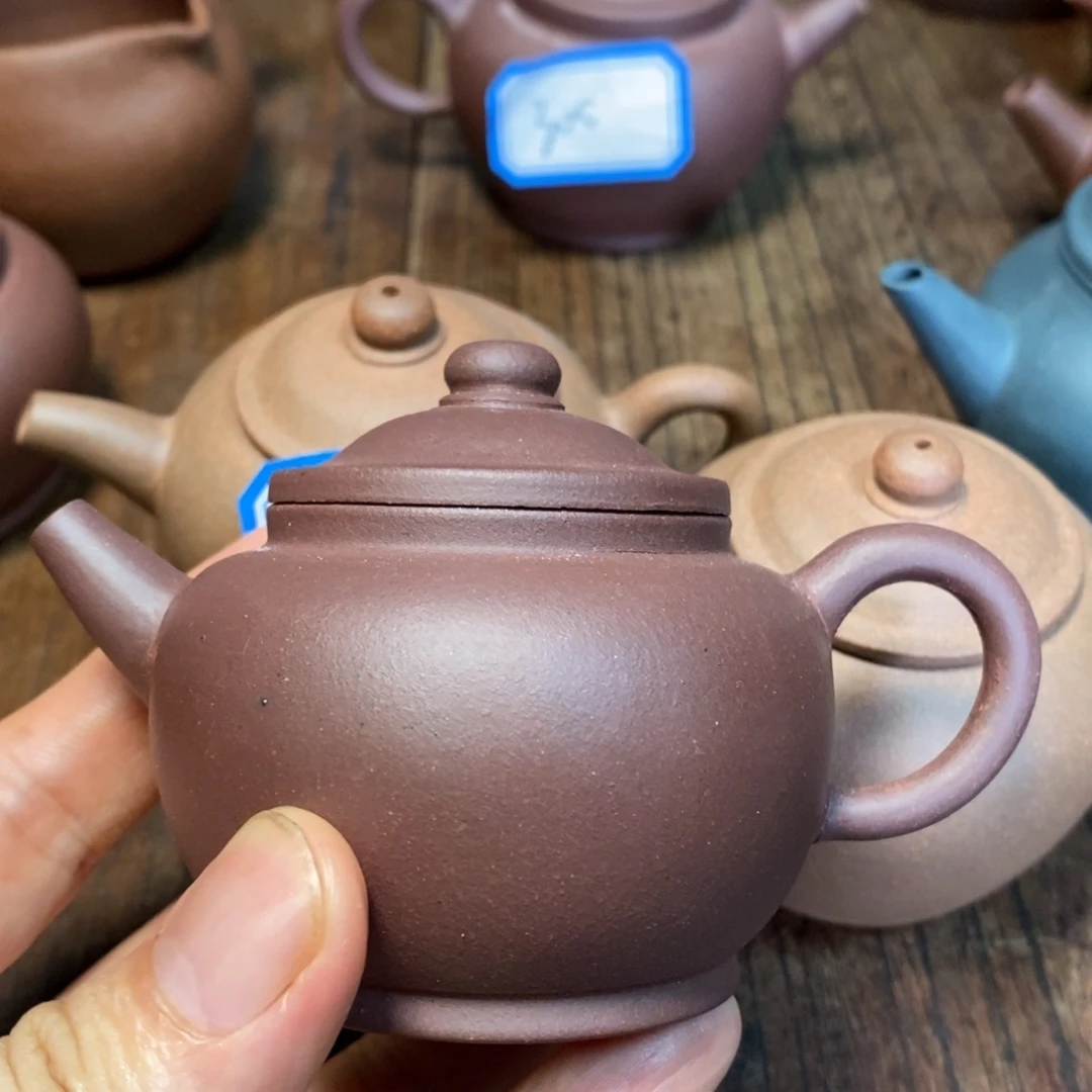 紫砂茶壶清水泥全手工摹古