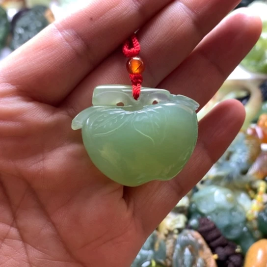 蛇纹石玉岫玉挂件未镶嵌