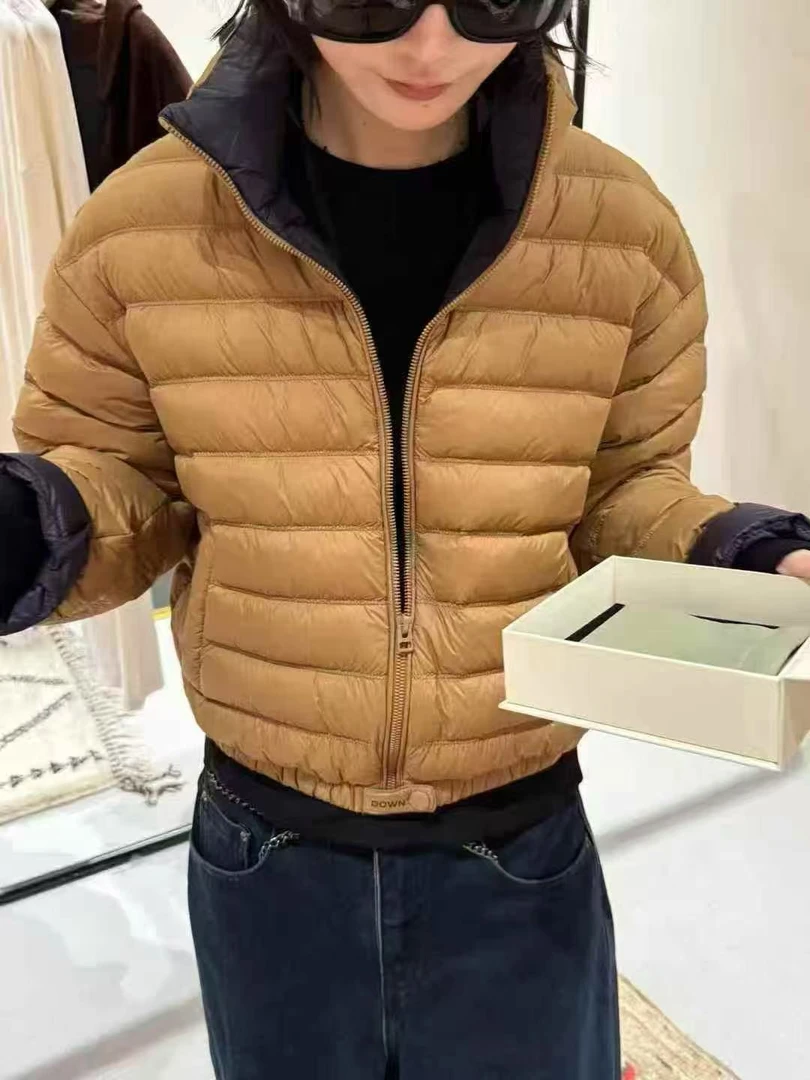 105 UU 韩版女款2025冬季百搭舒适休闲洋气排骨羽绒服