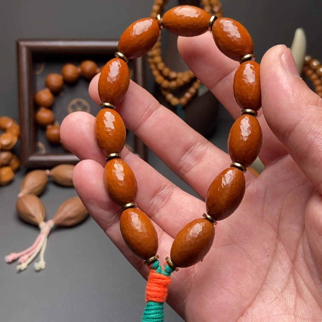 手串/手链橄榄核钻枣 苏工 橄榄核手串