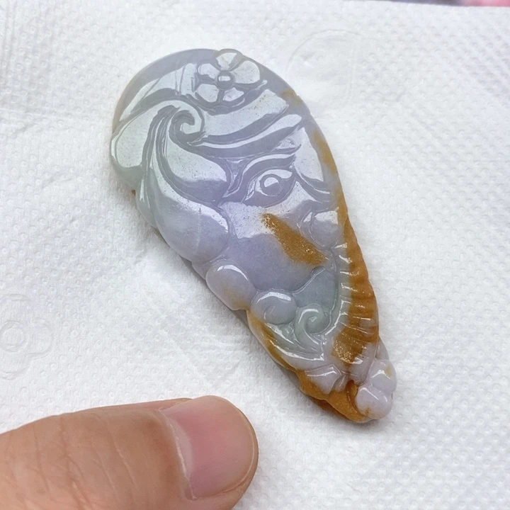 颈饰未镶嵌翡翠天然缅甸翡翠