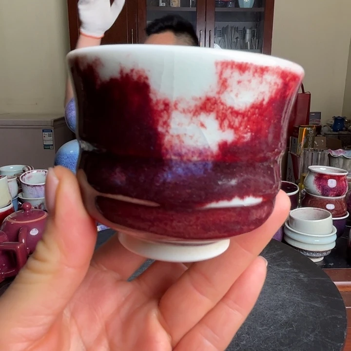 牛家钧窑牛自恒老师钧瓷杯