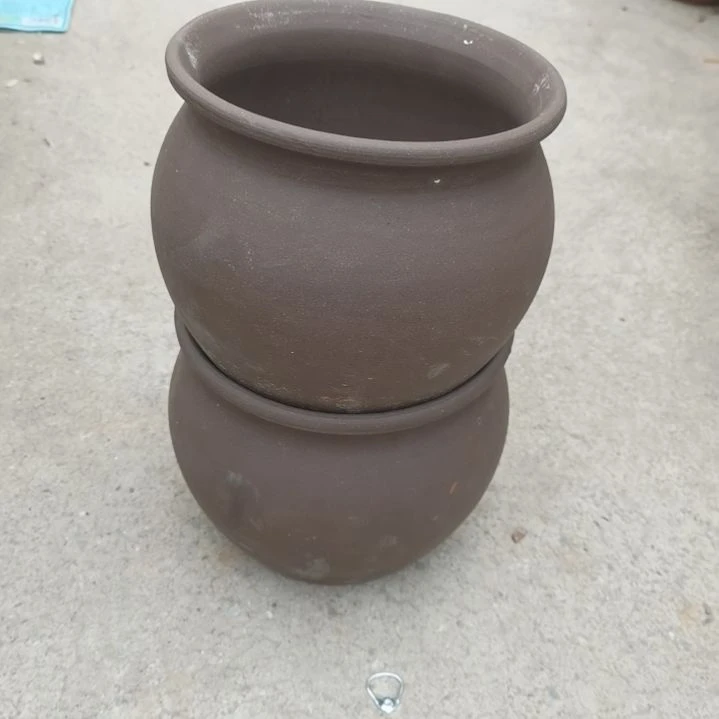 红陶18/16瑕疵两个盆