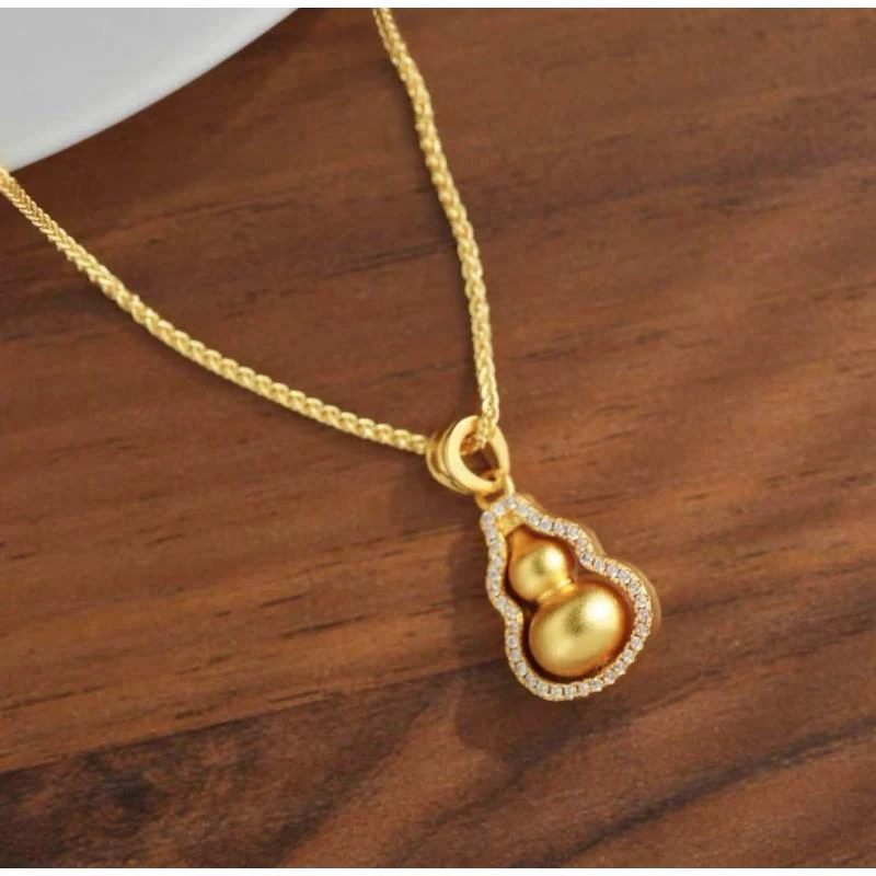 BY153        可旋转葫芦项链