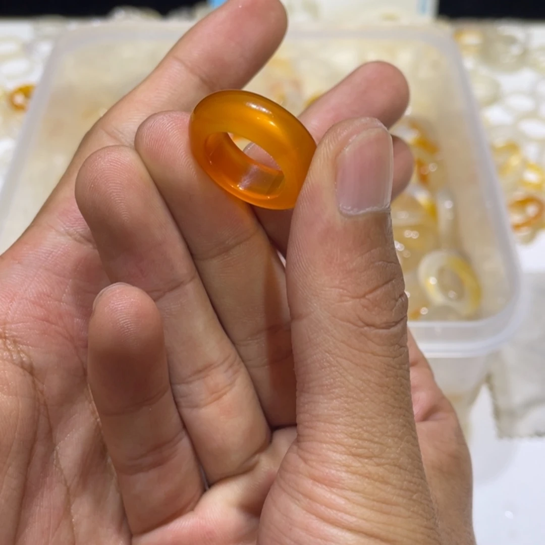 玛瑙/玉髓未镶嵌戒指329号港9