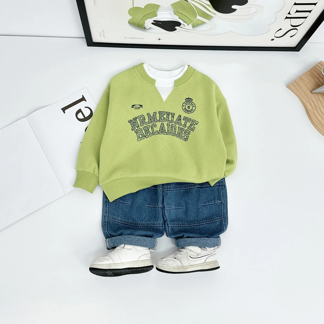 儿童卫衣长袖2025新款秋装男童秋季上衣宝宝BDQ25129悠悠童话童装